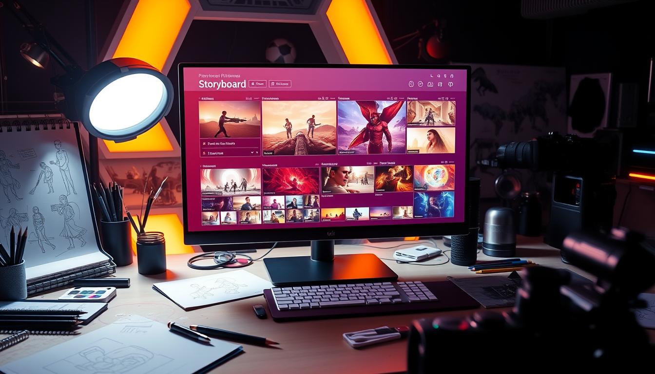 AI storyboarding for filmmaking