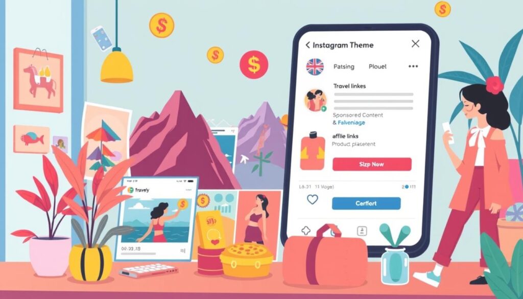 instagram theme page monetization