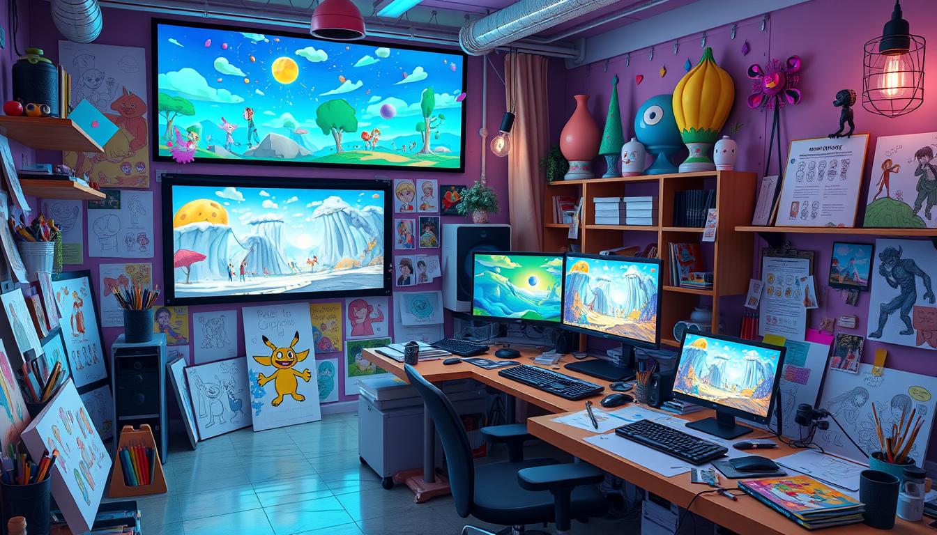 ai pixar film scene creator