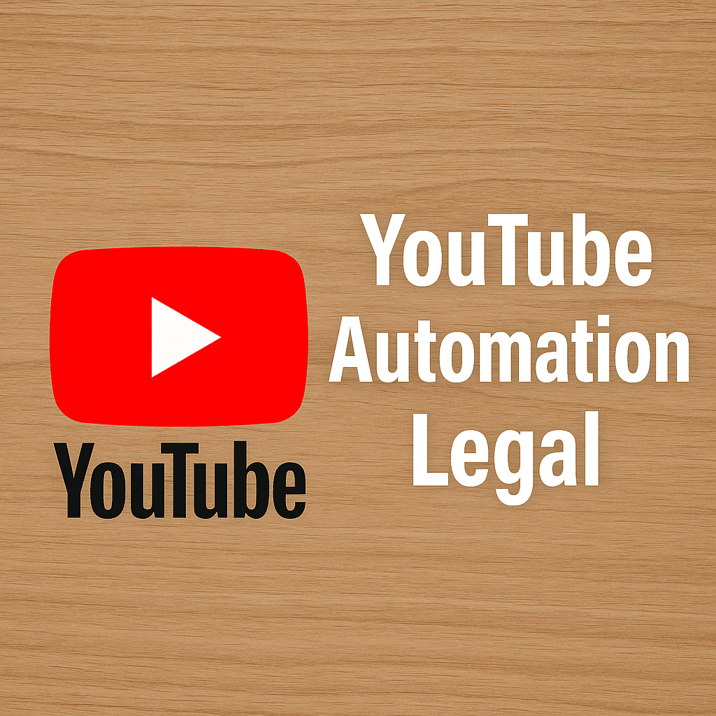 Is YouTube Automation Legal
