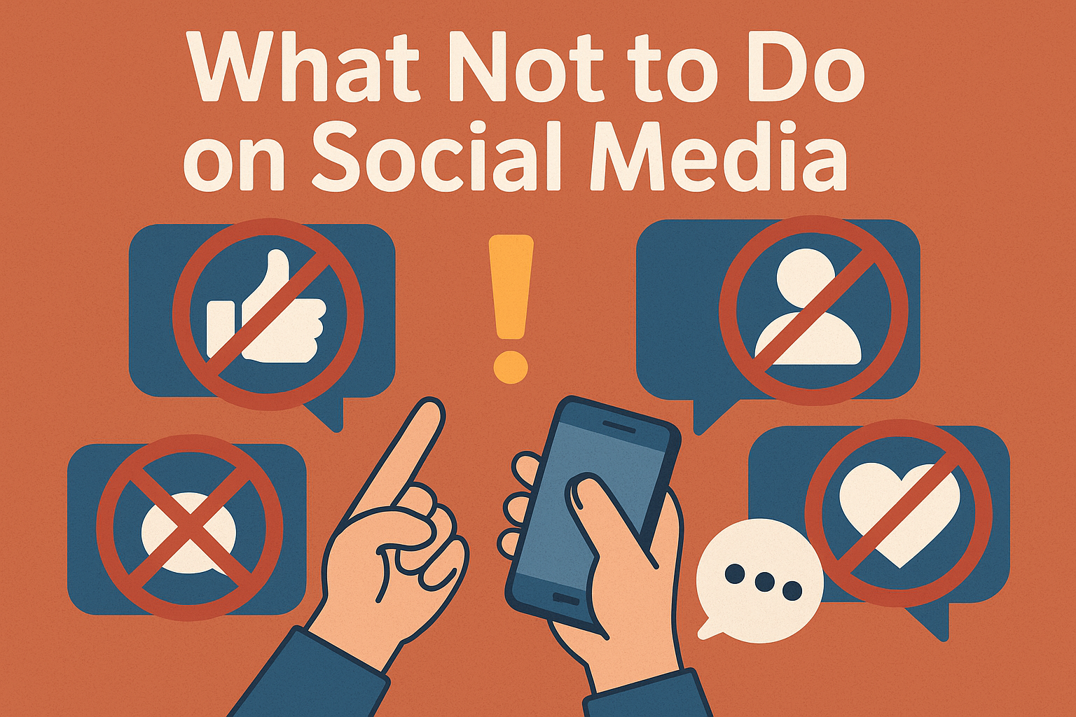 What Not to Do on Social Media