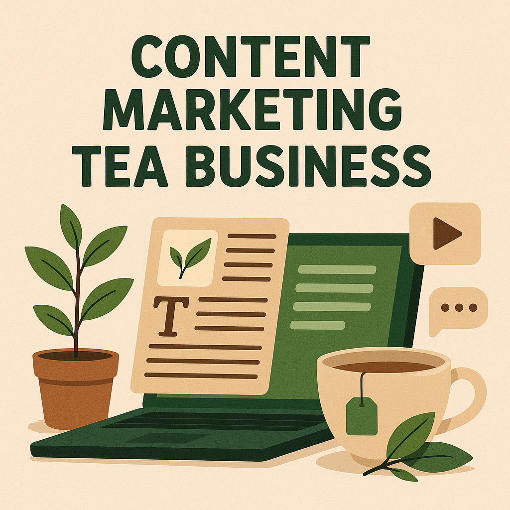 Content marketing tea business